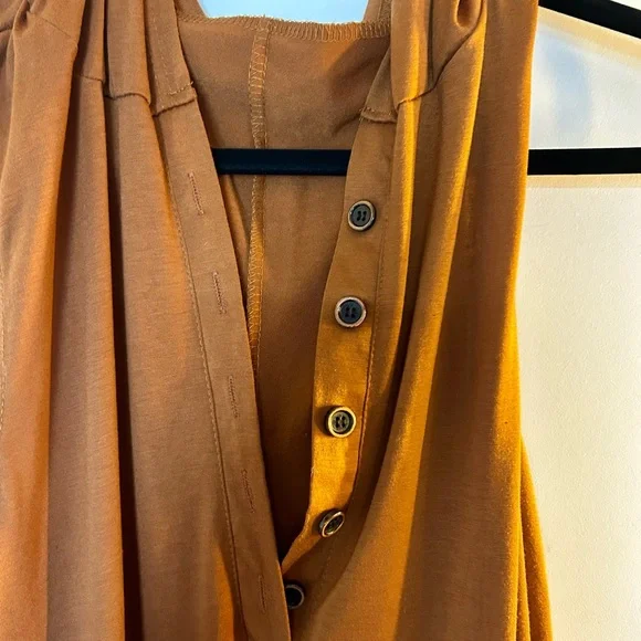 Burn orange jumpsuit - Picture 3 of 5